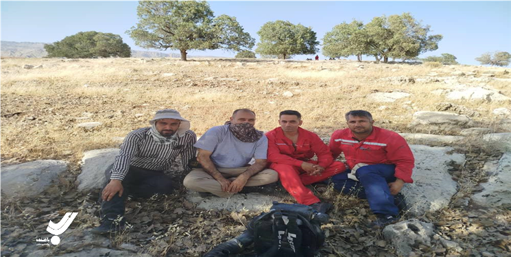 مهار آتش سوزی در کوه دهک باشت 