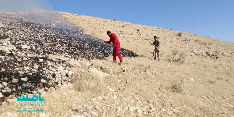 دستگیری عامل آتش سوزی مراتع حمزه خانی کاکان